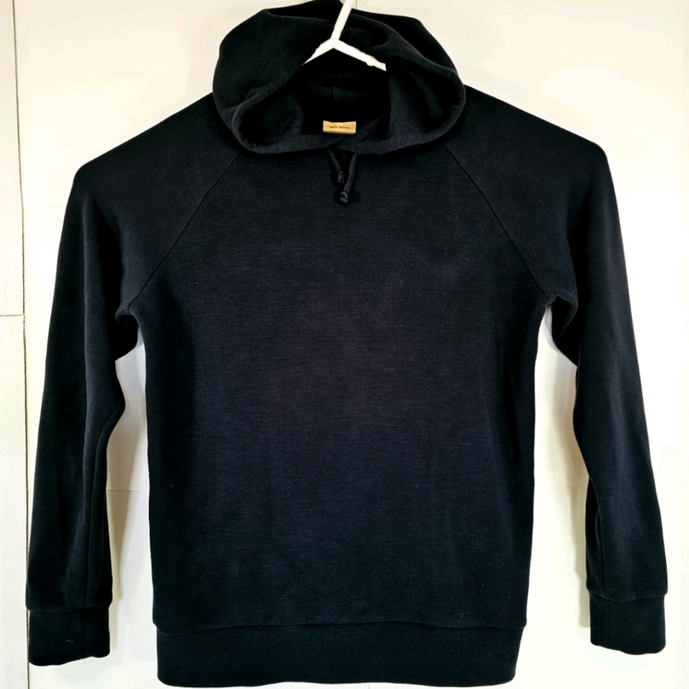 Mos Mosh Gallery Mens Medium Hoodie Pullover Sweatshirt Blue Soft